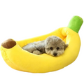 Banana Dog Bed | Washable Plush Anti-Slip Pet Bed for Large Dogs