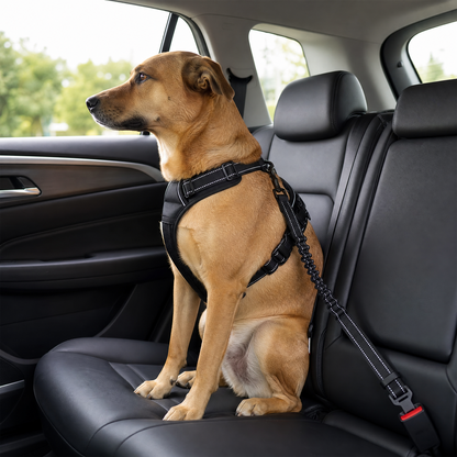Adjustable Nylon Dog Car Seat Belt for Calmer Car Rides
