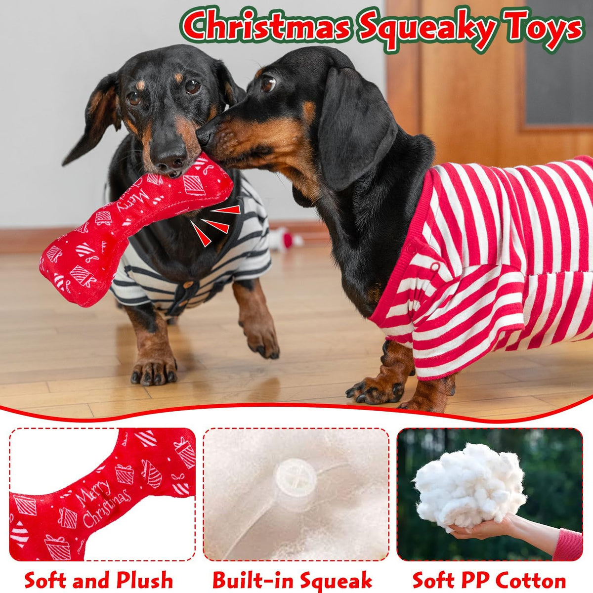 12-Day Dog Advent Calendar | Christmas Toy & Treat Gift Set for Dogs