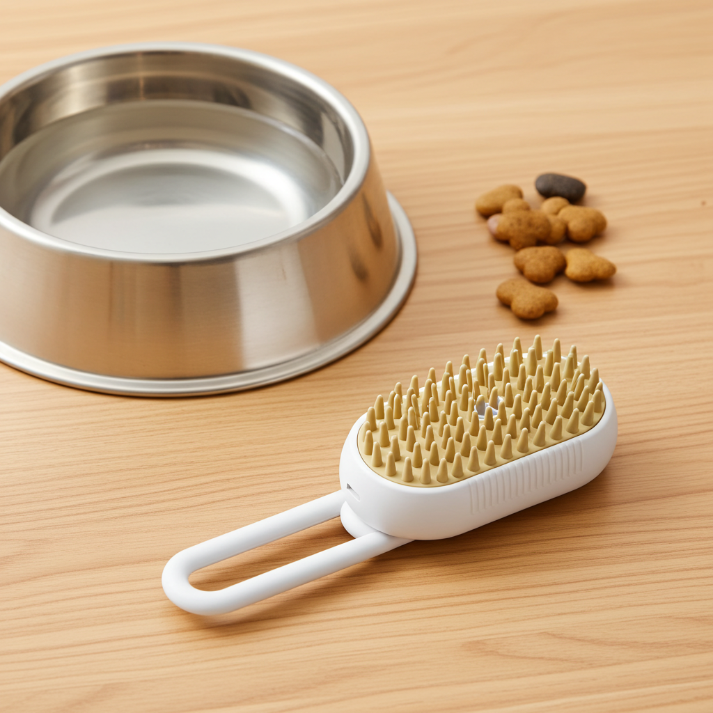 3-in-1 Dog Steam Brush | Gentle Grooming & Deshedding Care