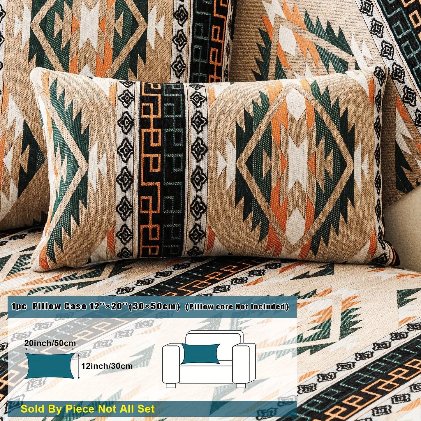 Couch Cover - Chic Snow Chenille Sofa Slipcover