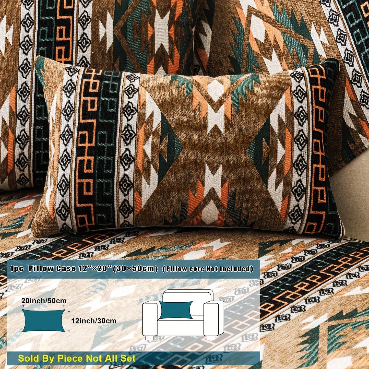Couch Cover - Chic Snow Chenille Sofa Slipcover