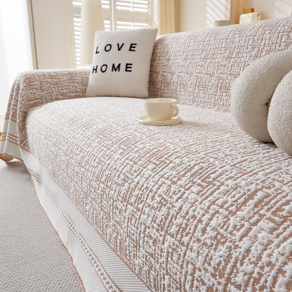 Four Seasons Universal Ice Silk Cooling Couch Cover - Ultra-Soft, Breathable & Easy-Fit