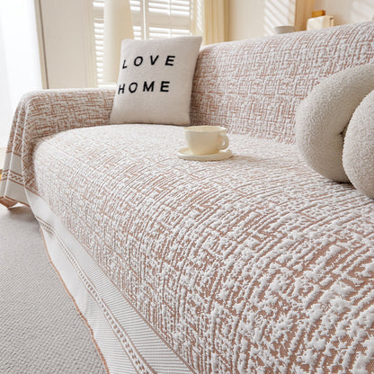 Four Seasons Universal Ice Silk Cooling Couch Cover - Ultra-Soft, Breathable & Easy-Fit