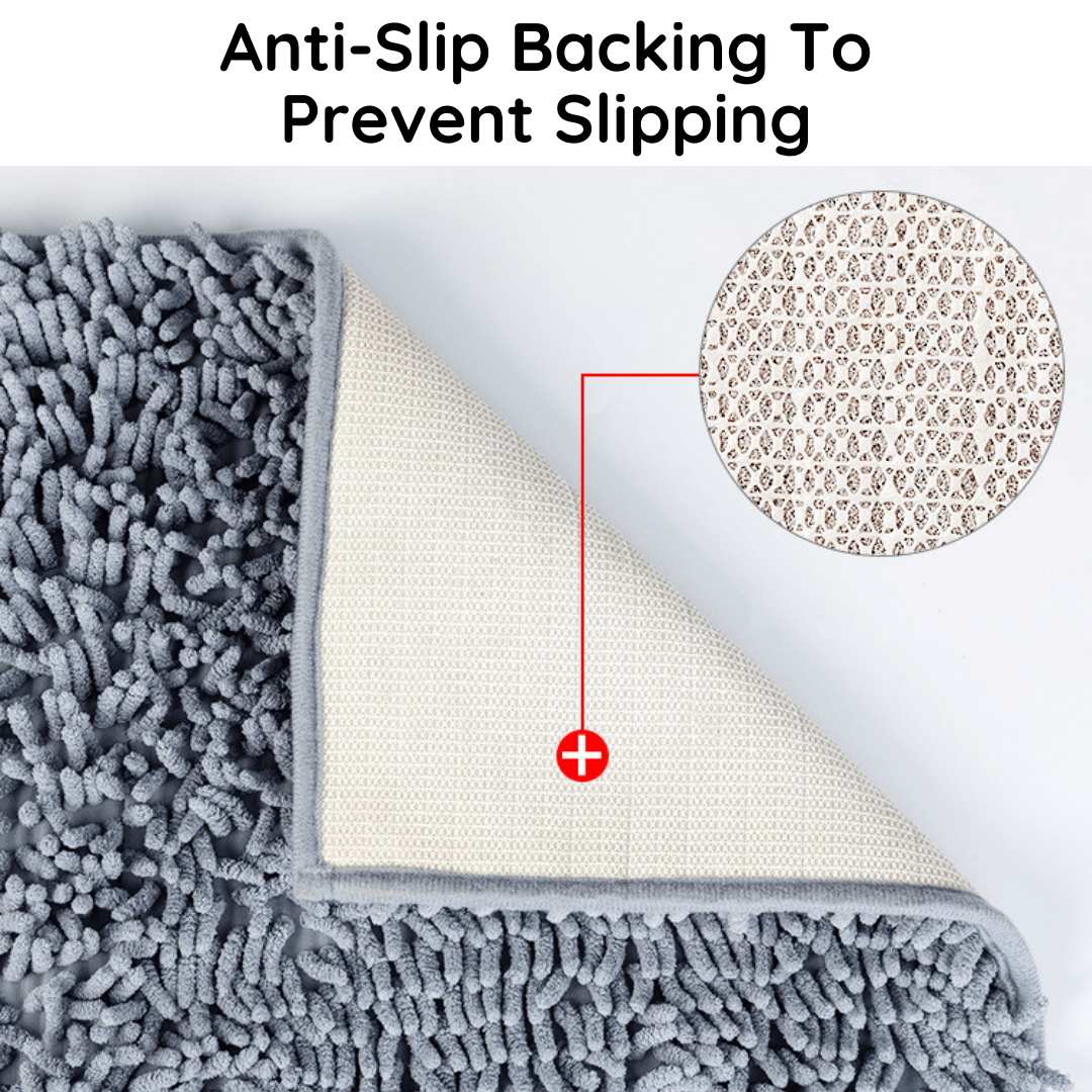 Superabsorbent Microfiber Paw Mat for Mud-Free Floors