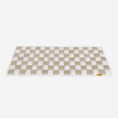 All-Season Plaid Pet Mat - Scratch-Resistant Couch Protector Cover