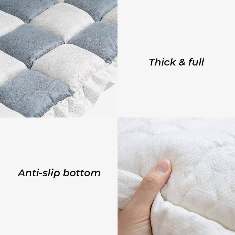All-Season Plaid Pet Mat - Scratch-Resistant Couch Protector Cover