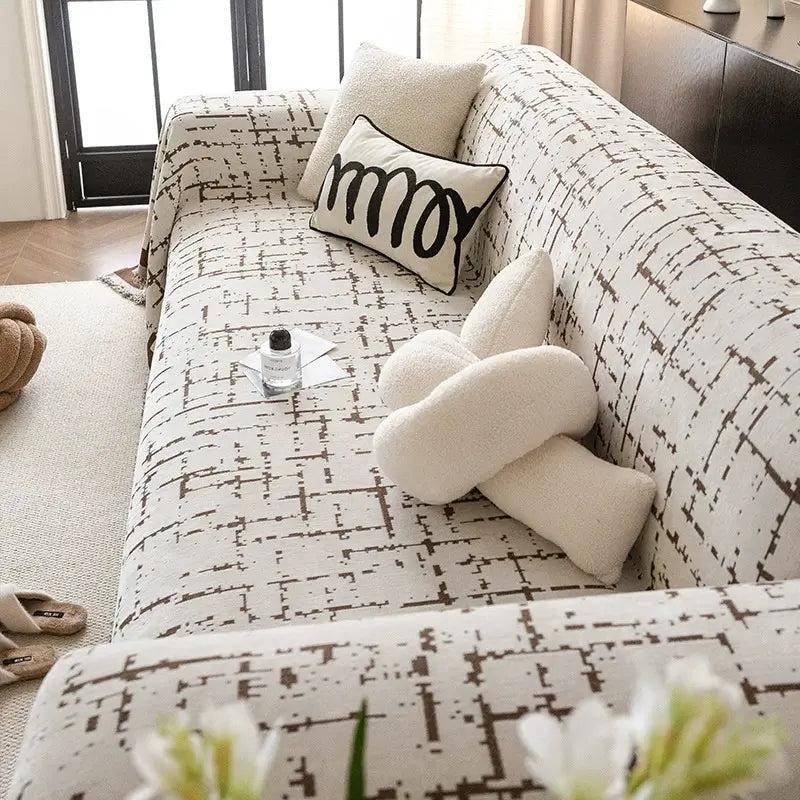 All-Season Breathable Anti-Scratch Couch Cover — Multifunctional Comfort Throw