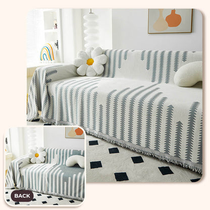 All-Season Chenille Armchair Cover - Double-Sided, Scratch-Resistant, Cozy Home Décor Protector
