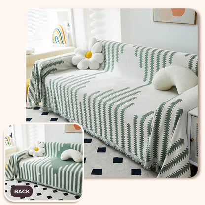 All-Season Chenille Armchair Cover - Double-Sided, Scratch-Resistant, Cozy Home Décor Protector
