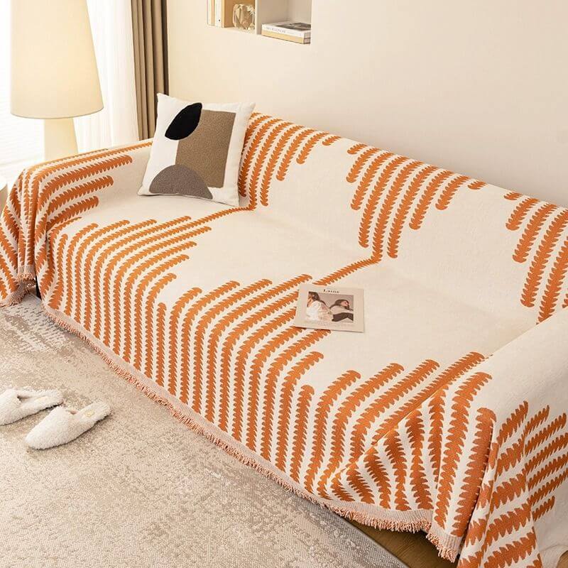 All-Season Chenille Armchair Cover - Double-Sided, Scratch-Resistant, Cozy Home Décor Protector