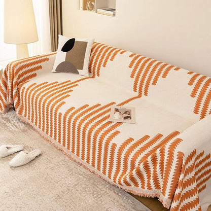 All-Season Chenille Armchair Cover - Double-Sided, Scratch-Resistant, Cozy Home Décor Protector