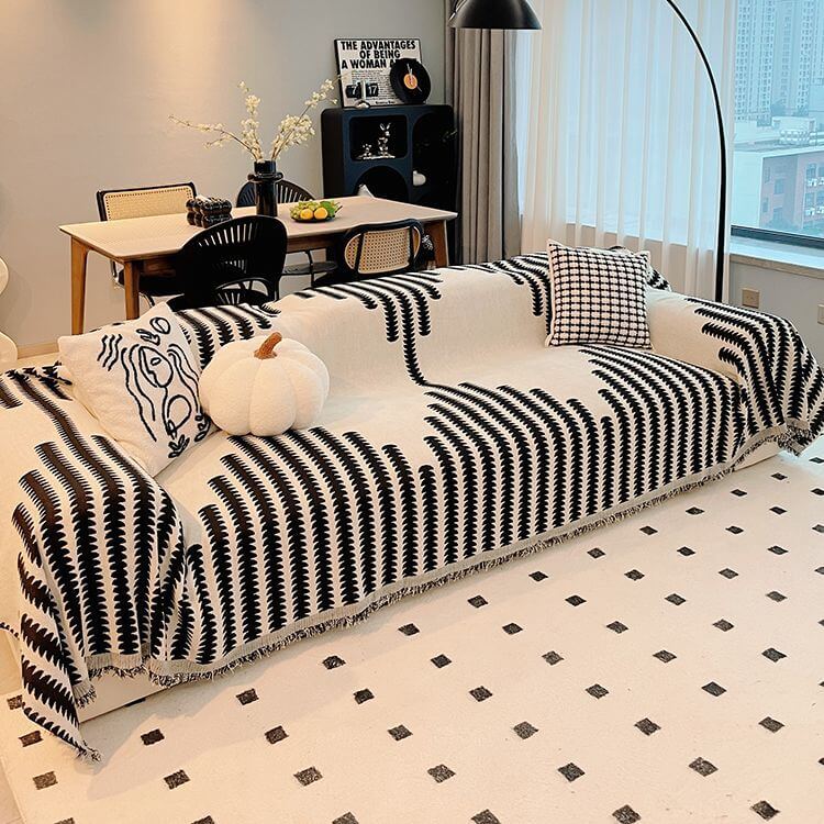 All-Season Chenille Armchair Cover - Double-Sided, Scratch-Resistant, Cozy Home Décor Protector