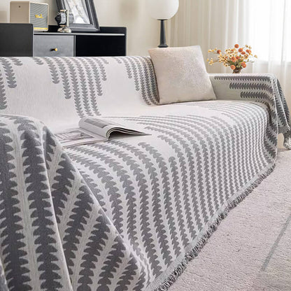 All-Season Chenille Armchair Cover - Double-Sided, Scratch-Resistant, Cozy Home Décor Protector