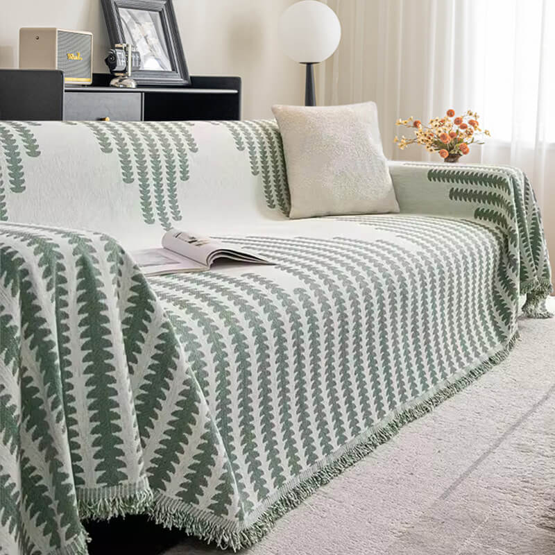 All-Season Chenille Armchair Cover - Double-Sided, Scratch-Resistant, Cozy Home Décor Protector