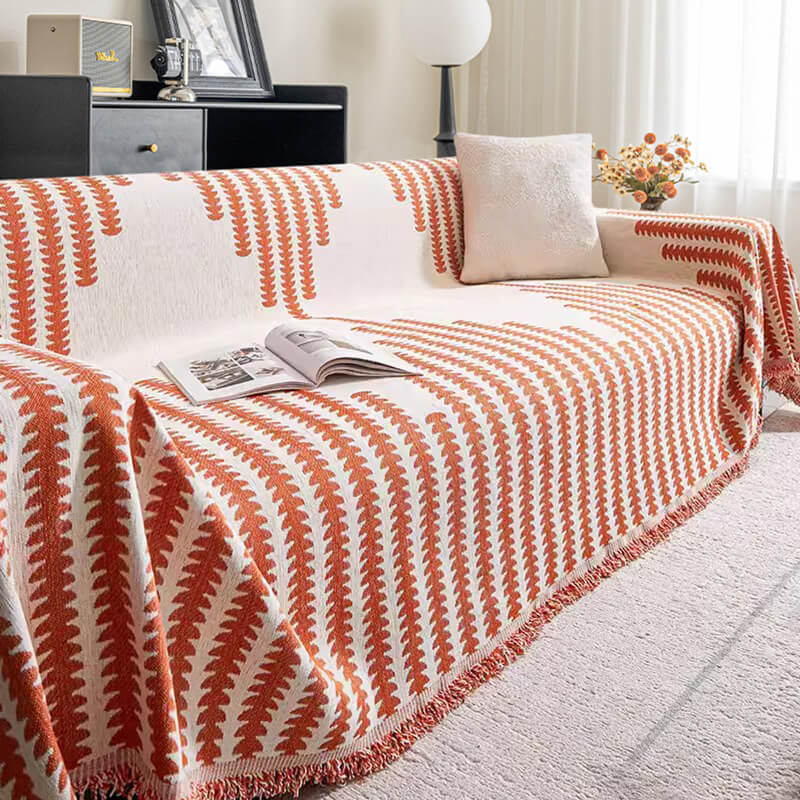 All-Season Chenille Armchair Cover - Double-Sided, Scratch-Resistant, Cozy Home Décor Protector