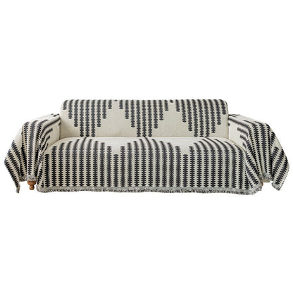 All-Season Chenille Armchair Cover - Double-Sided, Scratch-Resistant, Cozy Home Décor Protector