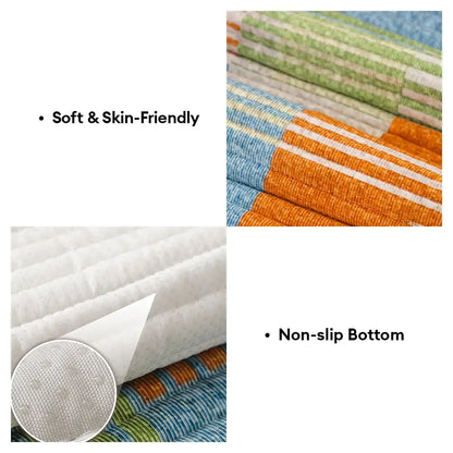 Artistic Quilted Line Sofa Cover – Non-Slip, Protective and Comfortable Couch Protector