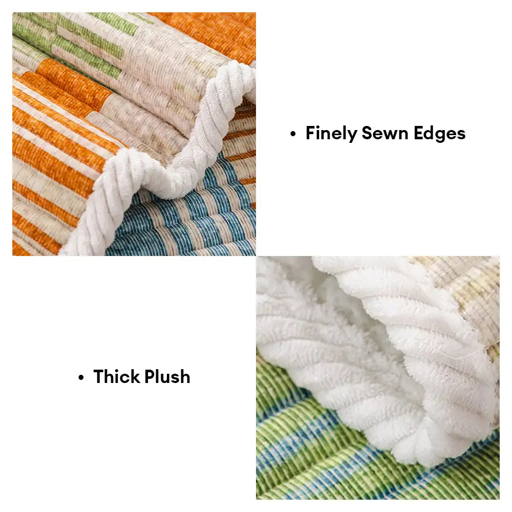 Artistic Quilted Line Sofa Cover – Non-Slip, Protective and Comfortable Couch Protector