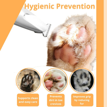 Cat Grooming Kit - Quiet Cordless Pet Trimmer for Gentle, Hassle-Free Grooming