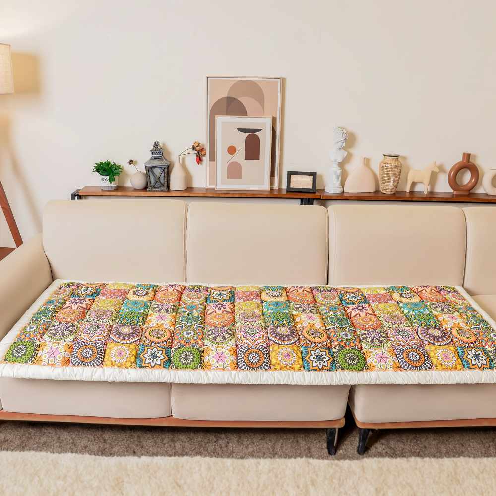Garden-Chic Cotton Pet-Friendly Couch Protector