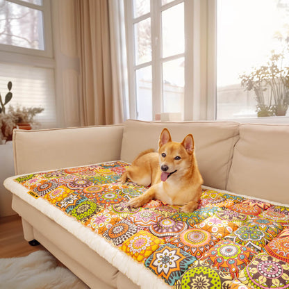 Garden-Chic Cotton Pet-Friendly Couch Protector