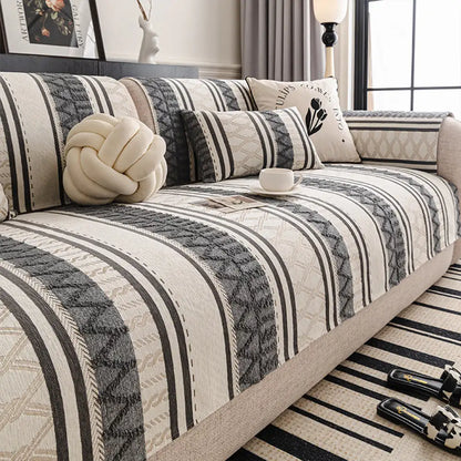Bohemian Chenille Scratch-Resistant Durable Couch Cover – Stylish, Long-Lasting Furniture Protection