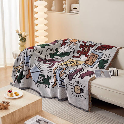 Bohemian Pattern Sofa Cover – Durable Wear-Resistant Furniture Protector for Stylish Decor