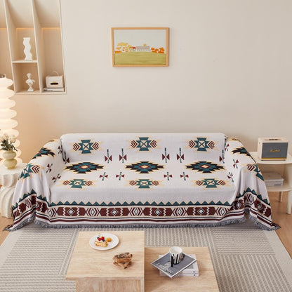 Bohemian Pattern Sofa Cover – Durable Wear-Resistant Furniture Protector for Stylish Decor