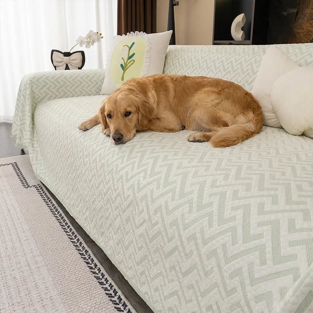 Breathable Ice Silk Sofa Blanket – Cooling, Heat-Absorbing Large Couch Cover