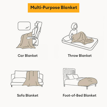 Chenille Cartoon Paw Print Couch Cover - Soft Anti-Scratch Throw Protector for Sofa