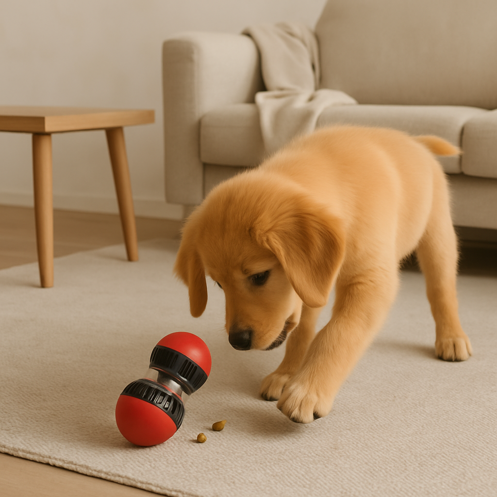 Dog Food Puzzle Toy & Slow Feeder | Interactive Treat Dispenser for Smart Play