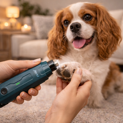 Dog Nail Grinder Professional 6 Speed – Electric Pet Nail Trimmer for Dogs & Cats, Quiet Rechargeable