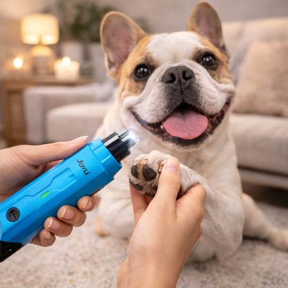Dog Nail Grinder Professional 6 Speed – Electric Pet Nail Trimmer for Dogs & Cats, Quiet Rechargeable