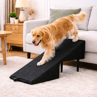 2‑in‑1 Dog Ramp & Stairs for Bed, Couch & Car – Foldable Wooden Pet Steps