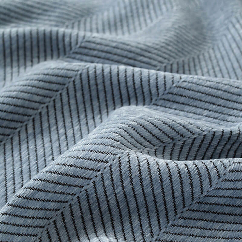 Cozy Chenille Blanket with Herringbone Tassels — Couch Cover