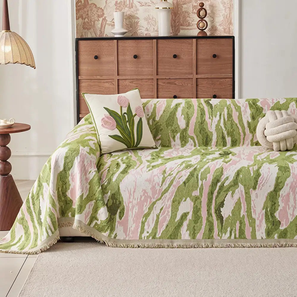 Chenille Couch Cover - Ultra-Soft, Scratch-Resistant, Pet-Friendly & Machine Washable