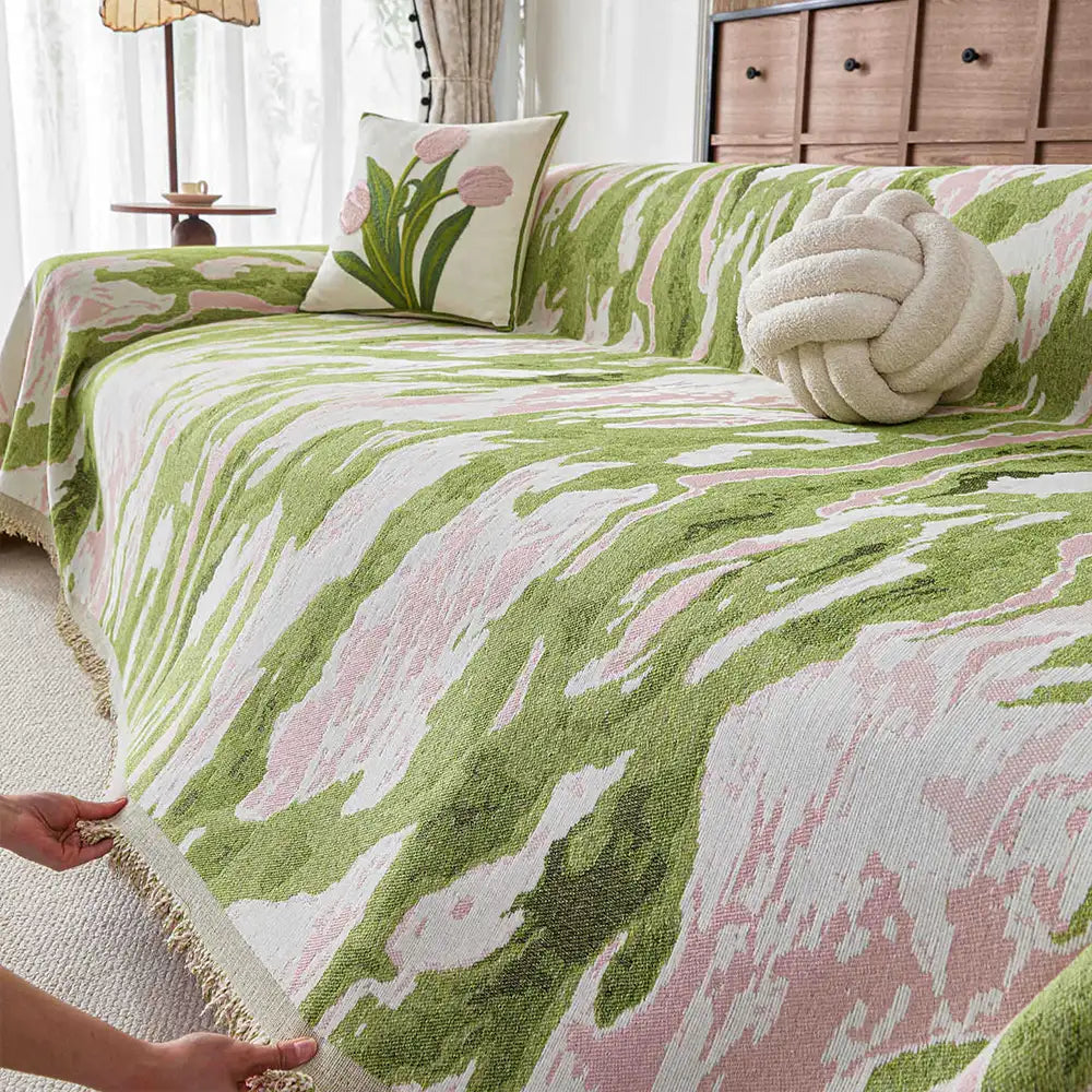 Chenille Couch Cover - Ultra-Soft, Scratch-Resistant, Pet-Friendly & Machine Washable