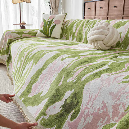 Chenille Couch Cover - Ultra-Soft, Scratch-Resistant, Pet-Friendly & Machine Washable