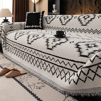 Chenille Retro Sofa Cover – Durable, Scratch-Resistant Couch Protector