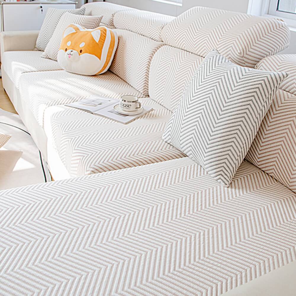 Cooling Ice-Silk Stretch Full-Wrap Sofa Cover for Complete Protection — Magic Couch Cover