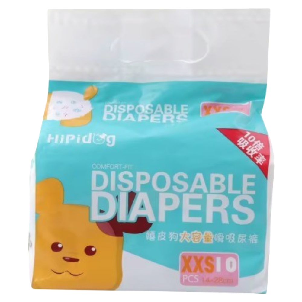 Dog Diapers | Leak-Proof Disposable Pet Diapers with Secure Fit