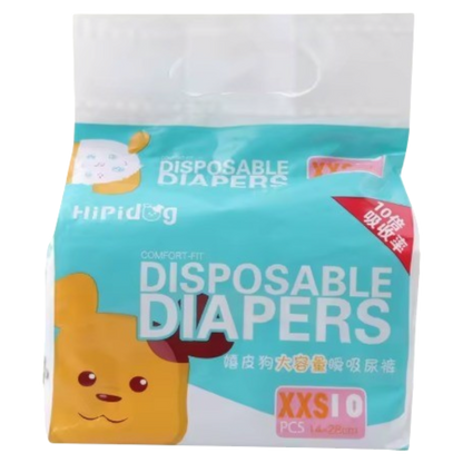 Dog Diapers | Leak-Proof Disposable Pet Diapers with Secure Fit