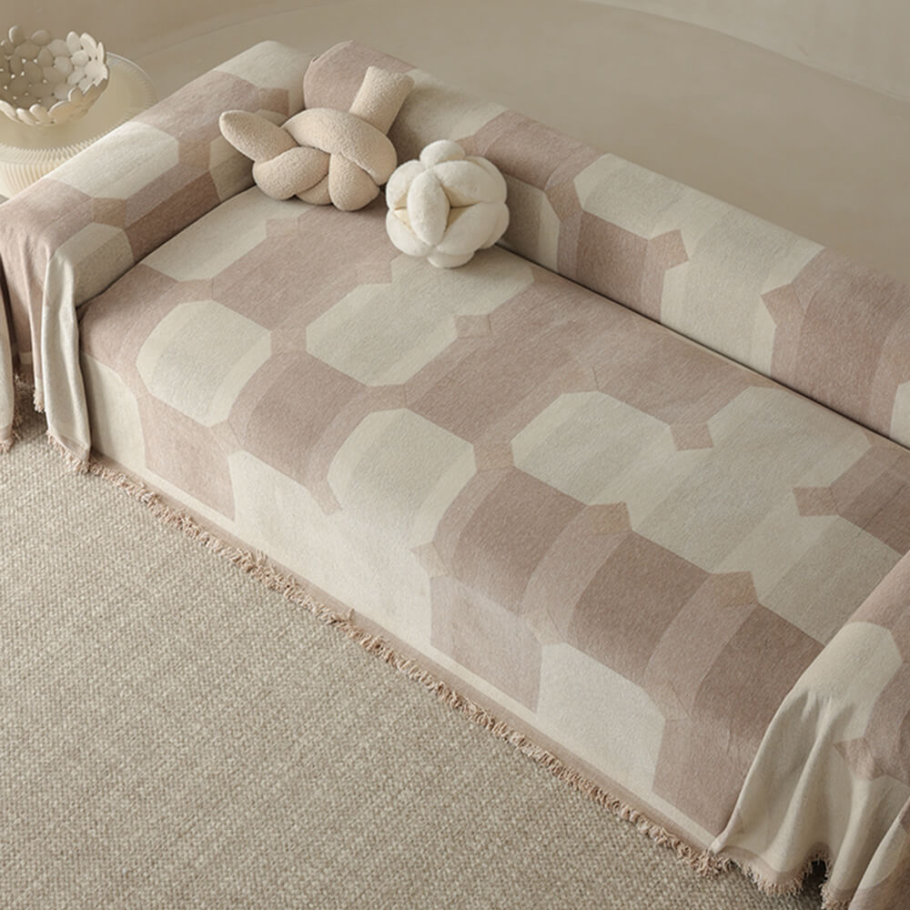 Chenille Wear-Resistant Sofa Protector with Full-Coverage Couch Cover