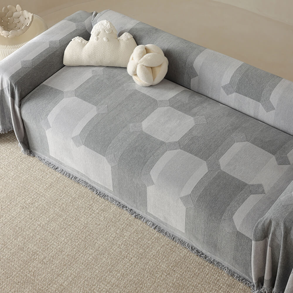 Chenille Wear-Resistant Sofa Protector with Full-Coverage Couch Cover