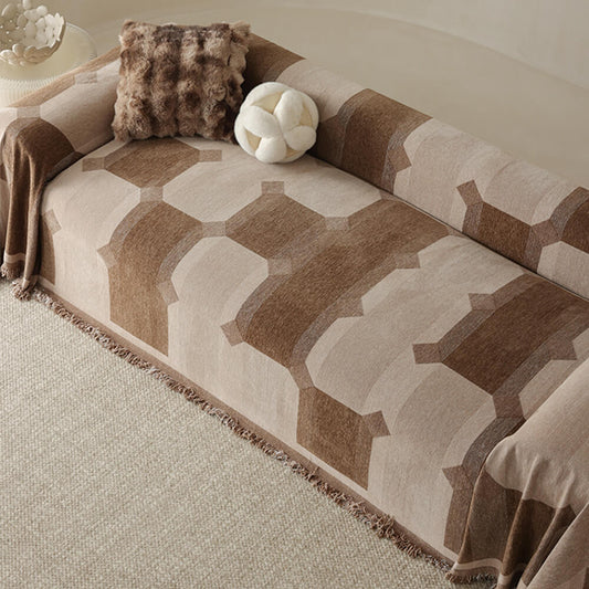 Chenille Wear-Resistant Sofa Protector with Full-Coverage Couch Cover