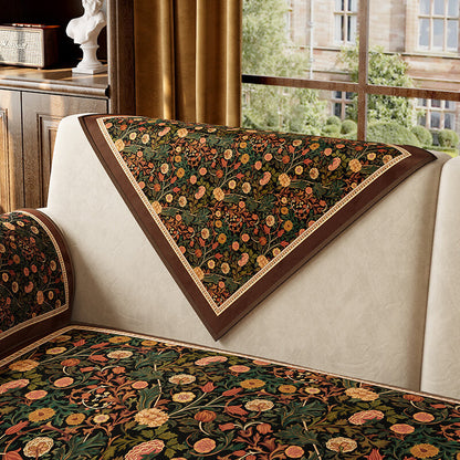 Garden Vintage Luxury Couch Cover - Premium Protective, Non-Slip Furniture Shield