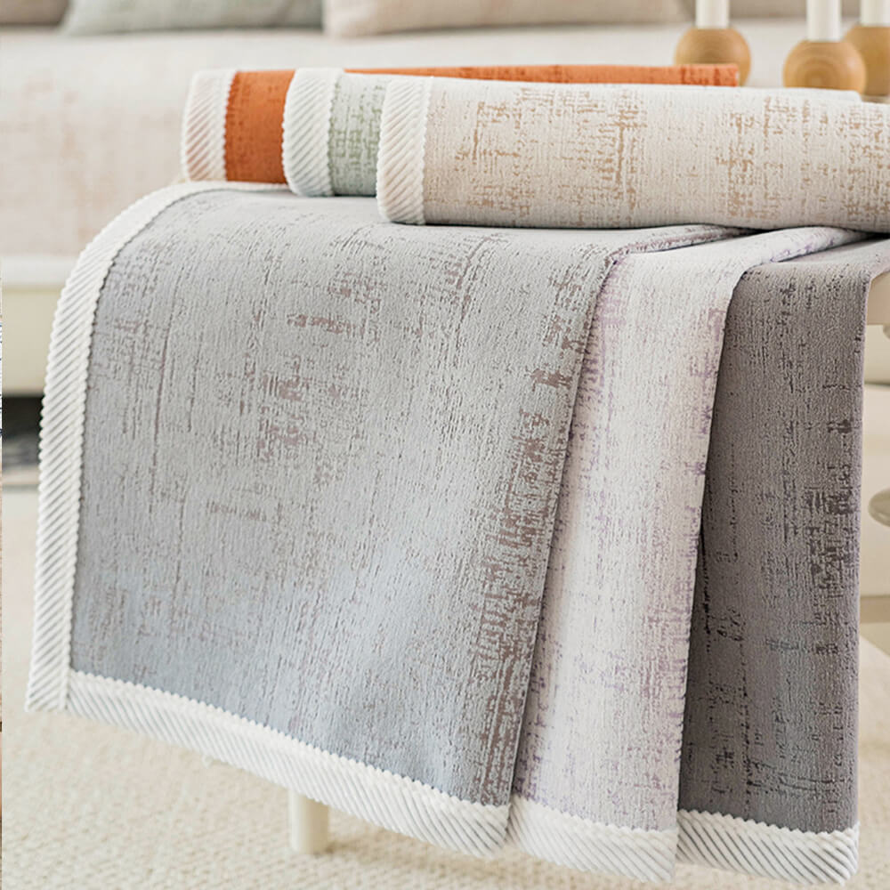Classic Textured Chenille Couch Cover – Thick, Chic & Durable