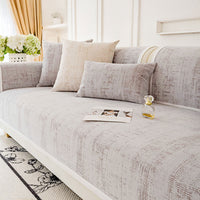 Classic Textured Chenille Couch Cover – Thick, Chic & Durable