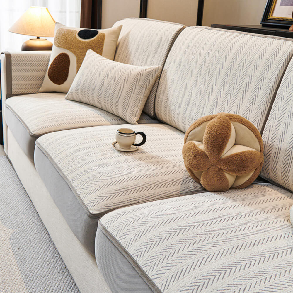 Classic Retro Stretch Chenille Sofa Cover – Total Protection with Elegant, Timeless Style
